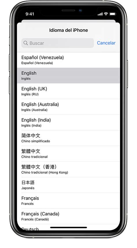 Cambiar el idioma en el iPhone iPad o iPod touch Soporte técnico de