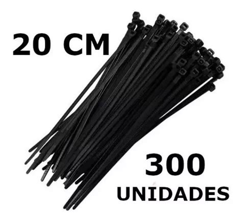 Braçadeira Lacre Nylon Enforca Gato 20cm 300 Unidades Parcelamento