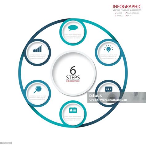 Vector Circle Arrows Infographics Set Template For Diagram Graph Presentation And Chart Business