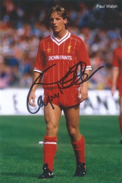 Paul Walsh Oryginalny Autograf Liverpool Man City Warszawa Kup