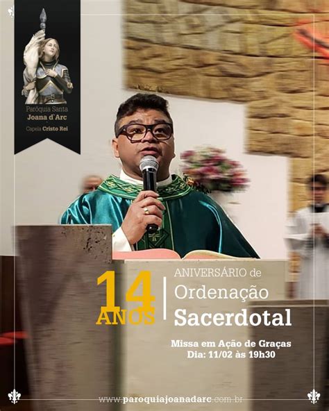 Aniversário de ordenação sacerdotal de Pe Toninho Paróquia Santa