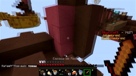 Minecraft Skywars Fui Fazer Mlg E Olha No Que Deu Youtube