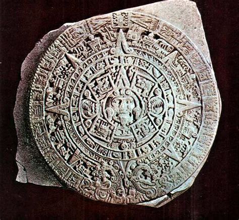 Piedra Del Sol Tambi N Conocida Como Calendario Azteca Museo Nacional