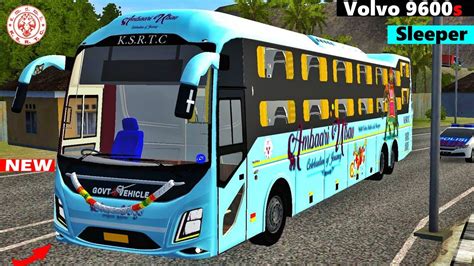 Ksrtc Ambaari Utsav Volvo 9600s Sleeper Bus Mod For Bus Simulator