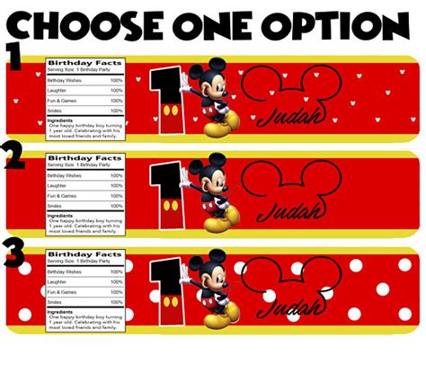 Mickey Mouse Labels Free Printable Paper Trail Design Free Printable