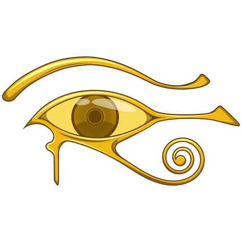 Ojo De Horus El Simbolo Del Antiguo Egipto Vector Premium