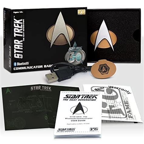 Star Trek Next Generation Bluetooth Communicator Badge - TNG Bluetooth ...