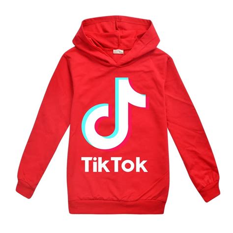 2021 Tik Tok Hoodies Kids Baby Boys Girls Clothes Cotton Hooded Hoodie