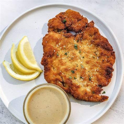 Chicken Schnitzel Lemon Cream Gravy The Kitchen Coalition