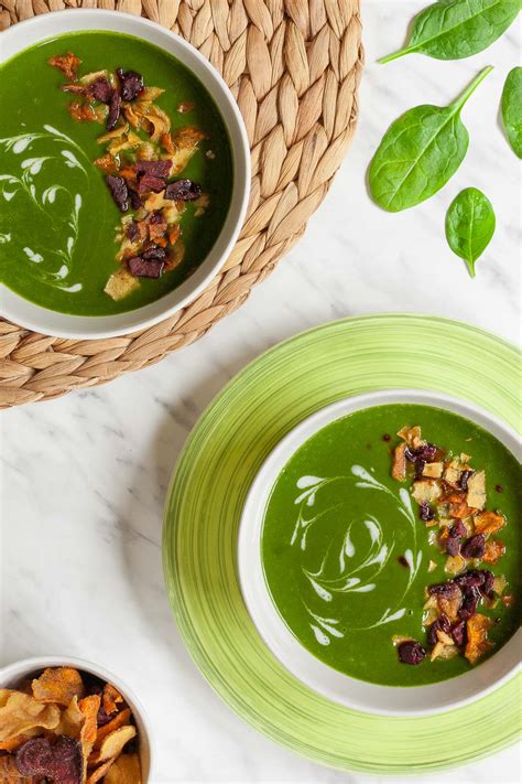 The Easiest Cream Of Spinach Soup Vegan My Pure Plants