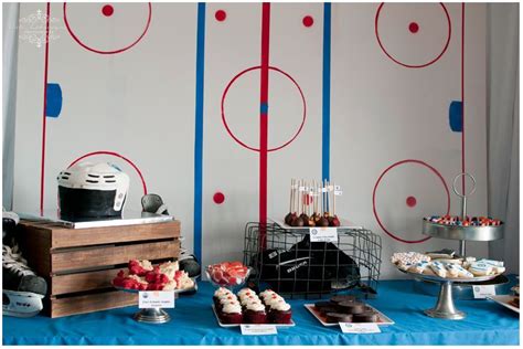 Hockey Night In Canada Party Hockey Birthday Parties Hockey Birthday