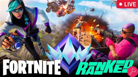 🔴live Fortnite Update X Fortnite Ranked Zero Build Youtube