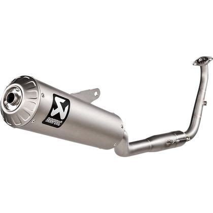 Ligne Complète Akrapovic Racing Acier embout acier Motoblouz