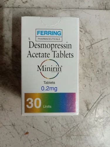 Minirin Desmopressin Acetate Tablets At 1400 Pack Desmopressin