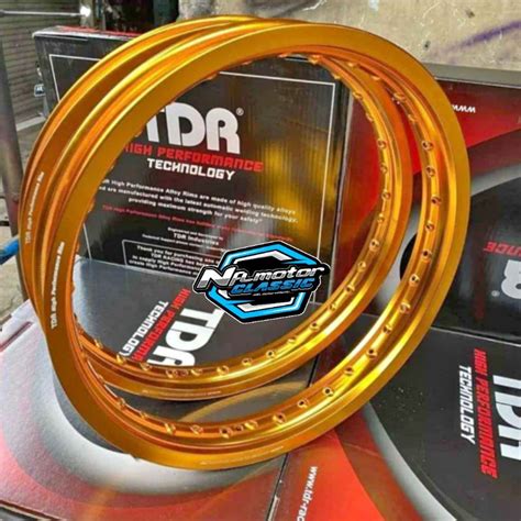 Jual Velg Tdr W Shape Kotak Set 140 160 160 185 Ring 17 Black Hitam