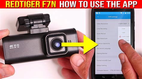 REDTIGER F7N How To Use APP WiFi Recommended Settings 4K 2K HD