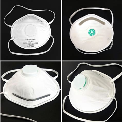 Non Woven Disposable Ffp Dust Mask Cup Shaped Valved Half Face