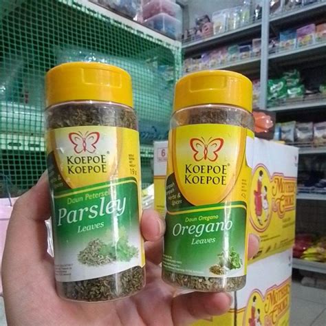 Jual Koepoe Koepoe Daun Oregano Dan Parsley Gr Gr Kupu Kupu