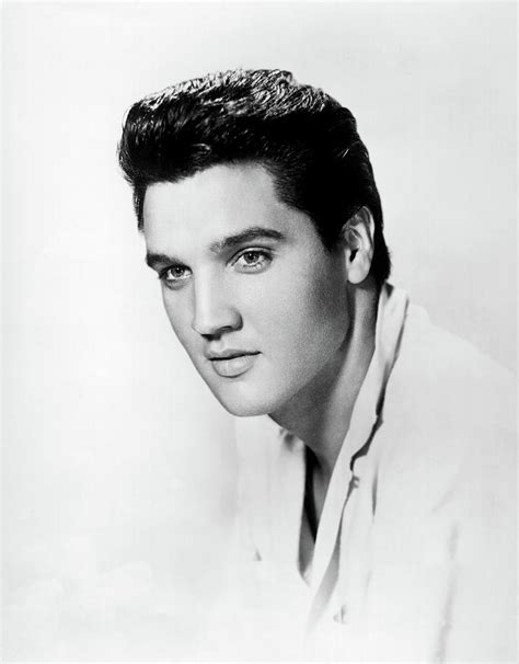 Elvis Presley Handsome Star On White Photograph By Globe Photos Fine