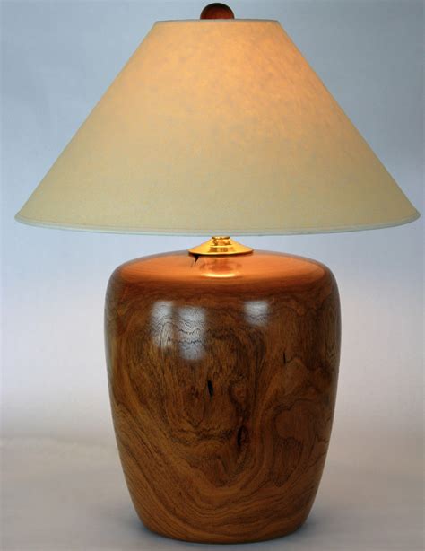 Turned Mesquite Lamp Lamp Table Lamp Wood Turning