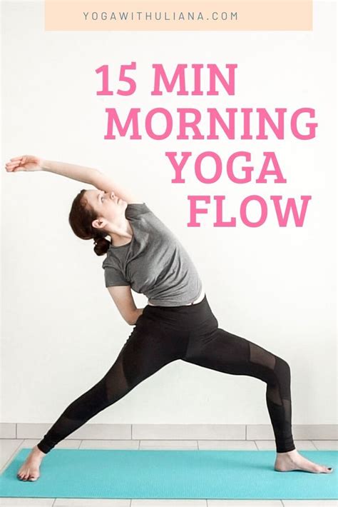 15 min Morning Yoga Flow | Morning yoga, Morning yoga flow, Yoga flow