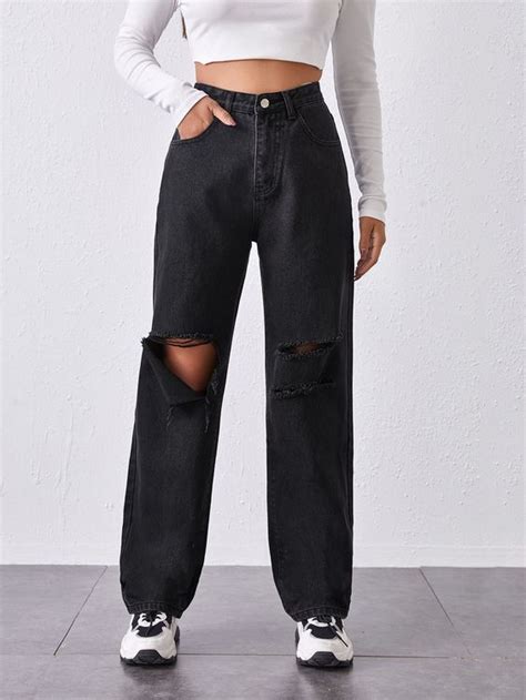 Introducir 80 Imagen Outfit Mom Jeans Negro Abzlocal Mx