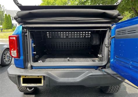 Deluxe Raised Cargo Area Enclosure Install Review Bronco6G 2021