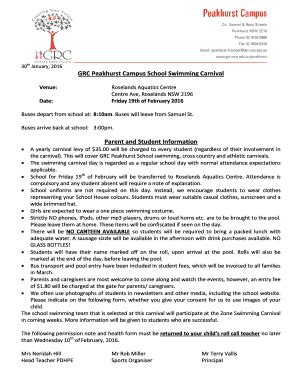 Fillable Online Peakhurst H Schools Nsw Edu January 2016 GRC Peakhurst