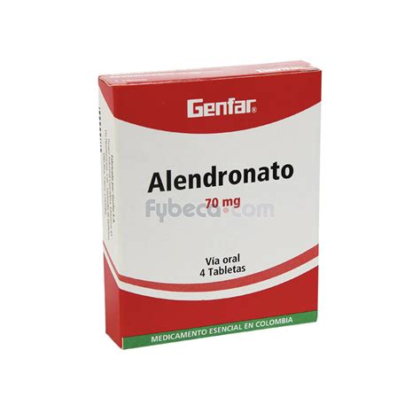 Alendronato Genfar Tabs Mg C Suelta Fybeca