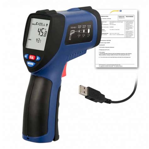 Digital Thermometer PCE IR 50 ICA Incl ISO Calibration Certificate