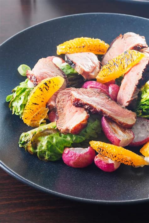 Duck Breast Salad With Orange And Radish Krumpli