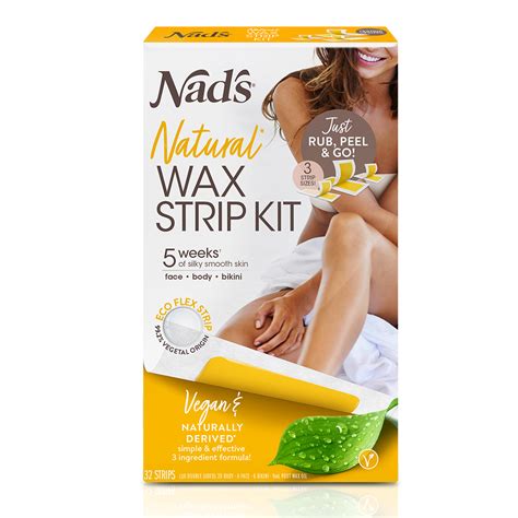 Nads Natural Hair Removal Wax Strip Kit Reviews Beautyheaven