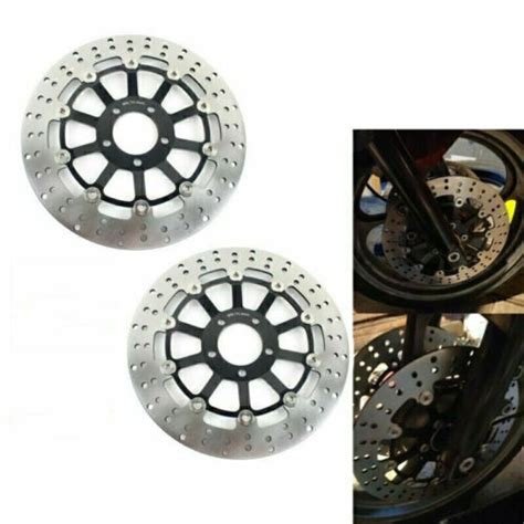 Front Brake Disc Rotors For Kawasaki GTR1000 1000 ZG1000A Ninja ZX12R