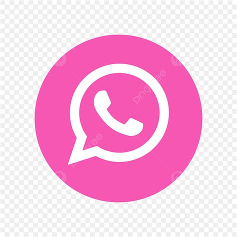 ícone Whatsapp Rosa Fundo Transparente PNG Whatsapp Símbolo