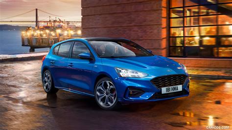 2019 Ford Focus Hatchback St Line Euro Spec Front Three Quarter