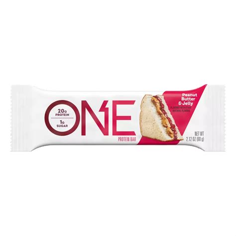 One Bars Peanut Butter And Jelly Flavored Protein Bar 212 Oz