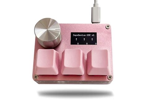 Pink Sayodevice Osu O3c Rapid Trigger Hall Switches Wooting Magnetic