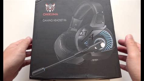 Onikuma K6 Gaming Headset Unboxing YouTube