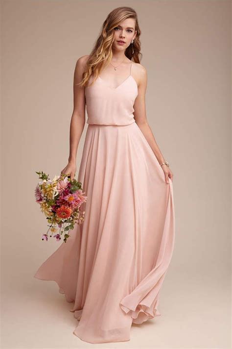 Jenny Yoo Inesse Dress Blush Bridesmaid Dresses Blush Pink