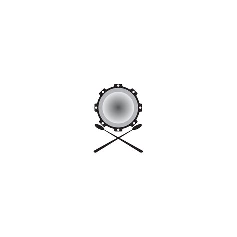 Drum icon vector illustration logo design template 13450054 Vector Art ...