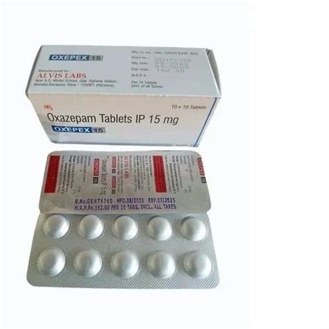 Oxazepam 15 Mg Tablet At Rs 1000 Box Pharmaceutical Tablets In