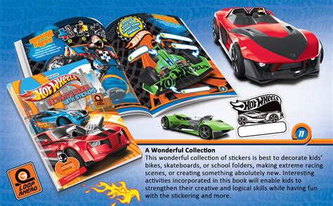 Hot Wheels Activity Book With Stickers
