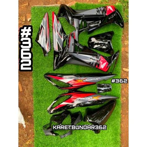 Cover Full Body Halus Motor Honda Supra X 125 New Batman Hitam Polos