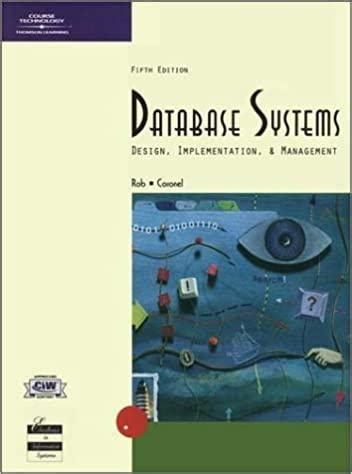 Database Systems Design Implementation And Management 11th Edition