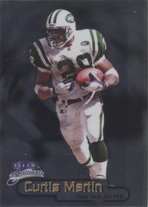 1998 Fleer Brilliants Curtis Martin 80 For Sale EBay