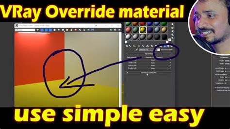 Vray Override Material Use Simple 😍🤗 Kaboomtechx Youtube