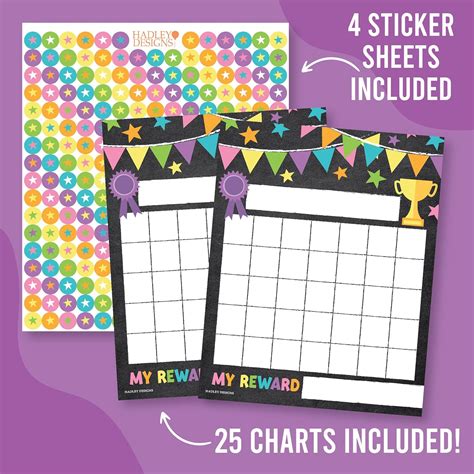 25 Colorful Reward Sticker Chart for Kids - Saudi Arabia | Ubuy