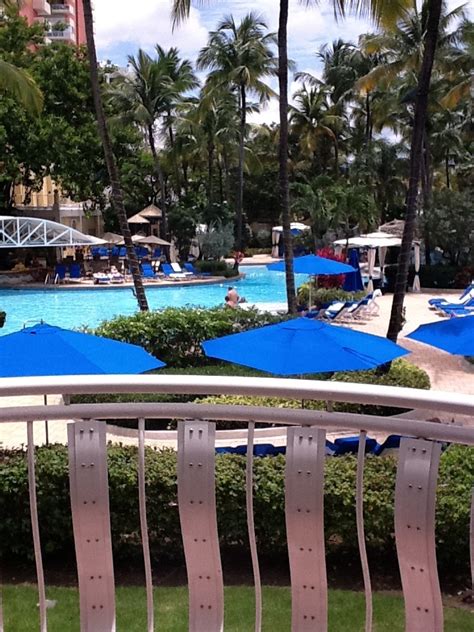 Pool view at InterContinental San Juan before our cruise! | Pool ...