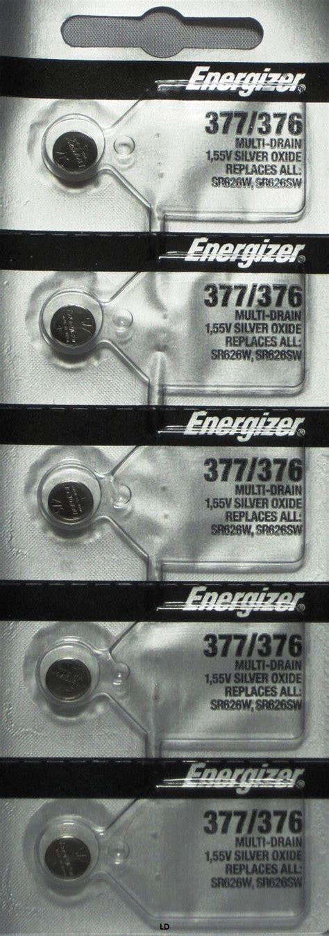 ENERGIZER 377 376 SR626SW SR626W 10 Piece BATTERIES NEW