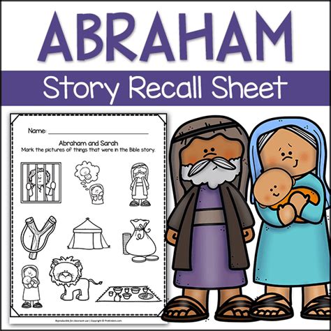 Abraham And Sarah Christian Preschool Activities In 2024 Abraham And